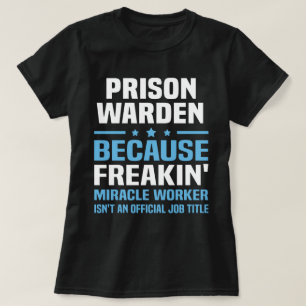 Gevangenis Warden T-shirt