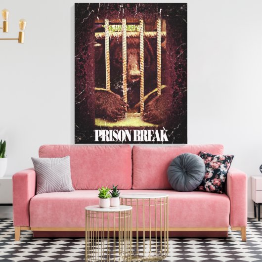 Gevangenisbreek - Gewikkeld Canvas (Insitu (Woonkamer))