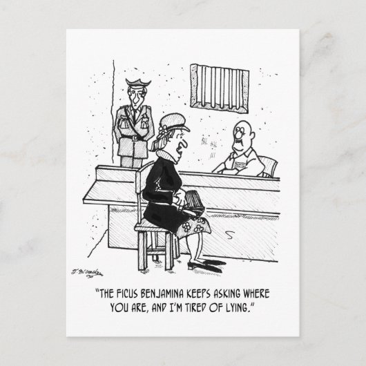 GevangenisCartoon 9493 Briefkaart (Voorkant)