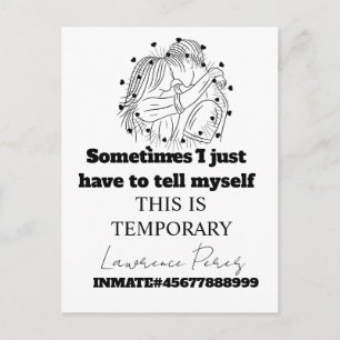 Gevangeniskaarten Lange Afstand Schattig Briefkaart