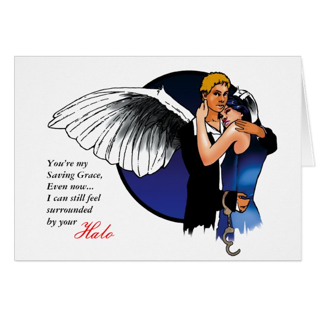 Gevangeniskaarten - van de liefhebbende Angel (Voorkant Horizontaal)