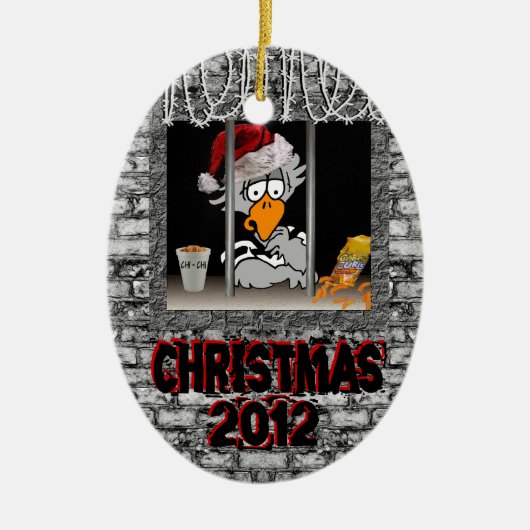 Gevangenisversiering Keramisch Ornament (Voorkant)