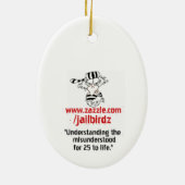 Gevangenisversiering Keramisch Ornament (Achterkant)