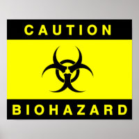 Gevarenposter Biologische Agentia