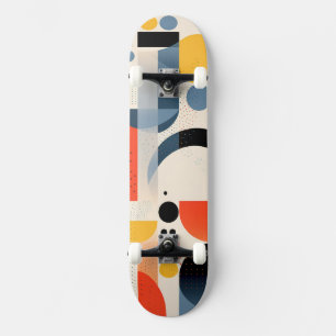 Gevarieerde kleurrijke vormen skateboard