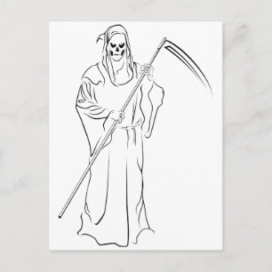 Gevatter / Godfather / Grim Briefkaart
