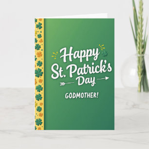 Gevatterdag Prettig St. Patrick's Dag Kaart