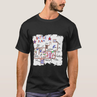 Gevechtsplan Thuis Hand Dageraad Alleen T-shirt