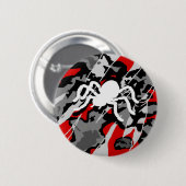 gevechtsspin ronde button 5,7 cm (Voorkant /achterkant)