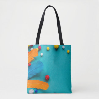Gevederde Bloemen Tas