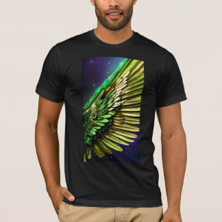 Gevederde Elegantie: Peacock-geïnspireerd T-shirt. T-shirt
