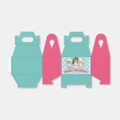 Gevelboxen met een spa-thema bedankdoosjes (Uitgevouwen)