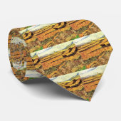 Geveld met ploeger en molen door Vincent van Gogh Stropdas (Opgerold)