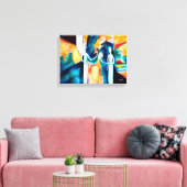 Geven 2  (Gestructureerd) Canvas Afdruk (Insitu (Woonkamer))