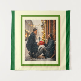 GEVEN IS LIEFDE KERSTBOODSCHAP WANDKLEED