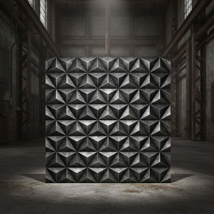Geverfd stalen industrieel geometrisch #18 ID1227 Tegeltje
