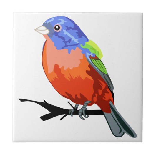 geverfde bundeling tegeltje (Voorkant)