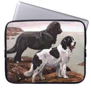 geverfde Newfoundlandlaptophoes Laptop Sleeve