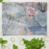 geverfde tandbaarzen en bloemen theedoek (Gevouwen)