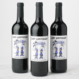Gevergeet Jubileum Wijn Labels Etiket
