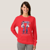 Gevergeten Jubileum Red Long Slaped T-Shirt (Voorkant volledig)