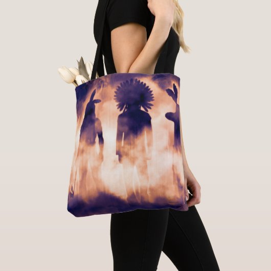 Gevergeten Native American Warriors Uit het versch Draagtas (Dichtbij)