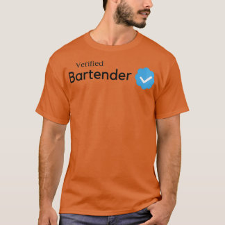 Geverifieerde Bartender T-shirt