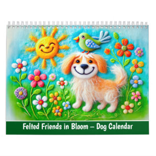 Gevilde Vrienden in Bloei – Hondenkalender Kalender