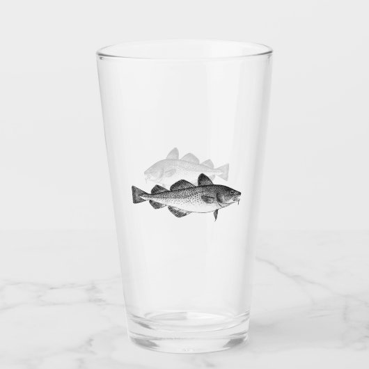  Gevist - Atlantische kabeljauw Glas (Voorkant)