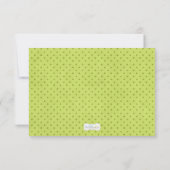 Gevist Baby shower - Hartelijk dank - Kaart (Achterkant)