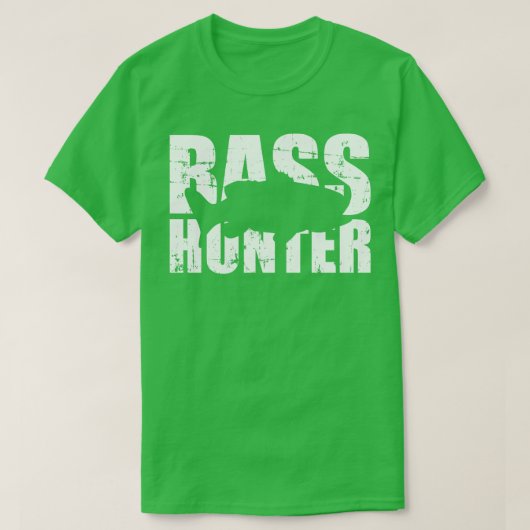 Gevist bas hunter t-shirt (Design voorkant)