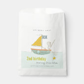Gevist Beer Sailboat Any Age Birthday Bedankzakje (Voorkant)