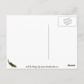 Gevist Briefkaart aangepaste zalmvis Briefkaarten (Achterkant)