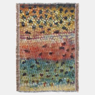 Gevist bronforel deken