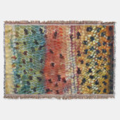 Gevist bronforel deken (Voorkant)