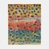 Gevist bronforel fleece deken (Voorkant)