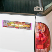 Gevist Bum Bumpersticker (Op Truck)