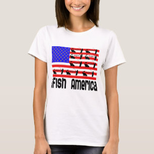 Gevist cadeau iFish America T-shirt