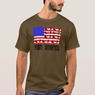 Gevist cadeau iFish America T-shirt