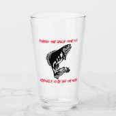 Gevist: De enige keer dat het... - Vissen Beer Glas (Voorkant)