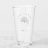 Gevist: De enige keer dat het... - Vissen Beer Glas (Achterkant)