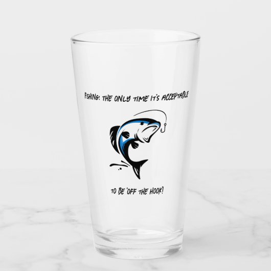 Gevist: De enige keer dat het... - Vissen Beer Glas (Voorkant)