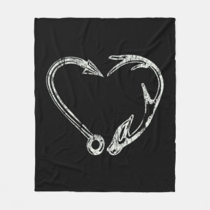 Gevist en gejaagd jager Antler Elk Deer Fleece Deken