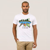 Gevist en Hunting Funny T-shirt (Voorkant volledig)