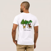 Gevist en Hunting Funny T-shirt (Achterkant volledig)