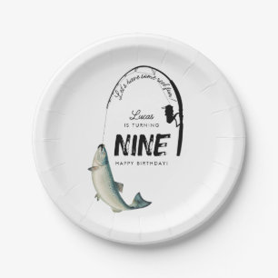 Gevist Fish Theme Reel Fun Kids Verjaardagsfeest Papieren Bordje