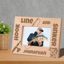 Gevist Fisherman Hook Line Sinker Custom Name