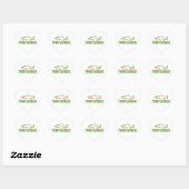 Gevist forel hart sticker (Vel)