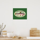 Gevist forel poster (Keuken)
