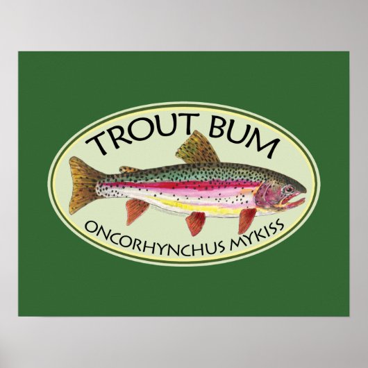 Gevist forel poster (Voorkant)